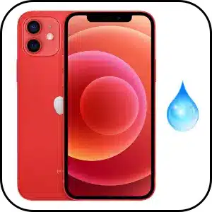 iPhone 12 mini reparación teléfono mojado