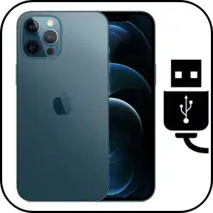 iPhone 12 Pro Max cambiar conector de carga roto