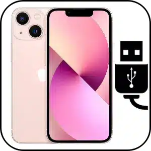 iPhone 13 Mini cambiar conector de carga roto