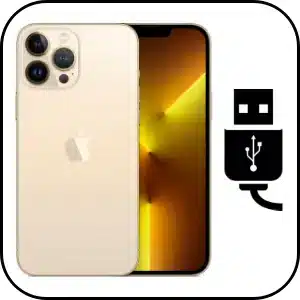 iPhone 13 Pro Max cambiar conector de carga roto