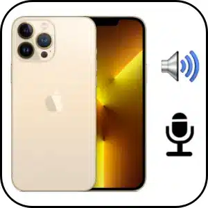 iPhone 13 Pro Max reparación sonido averiado