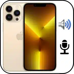 iPhone 13 reparación sonido averiado