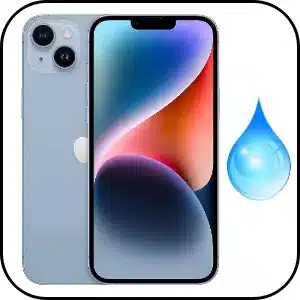 iPhone 14 Plus solucionar teléfono mojado