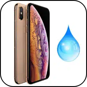 iPhone XS Max reparación teléfono mojado