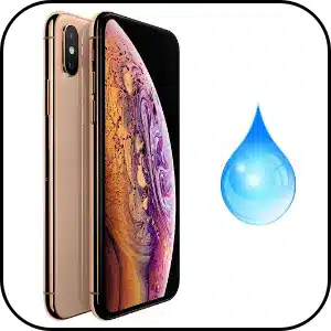 iPhone XS reparación teléfono mojado