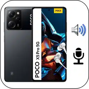 Reparar Sonido Xiaomi Poco X5 Pro 5G