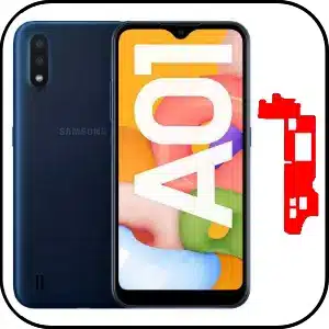 Samsung A01 roto reparación placa base