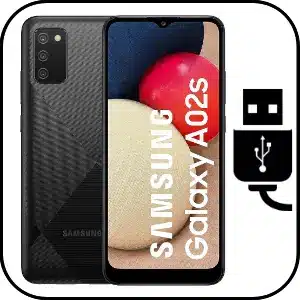 Samsung A02s cambiar conector de carga roto