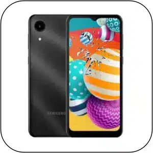 Samsung A03 core reparación pantalla rota