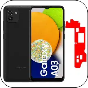 Samsung A03 roto reparación placa base