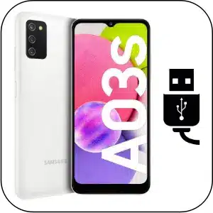 Samsung A03S cambiar conector de carga roto