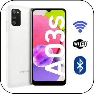 Samsung A03S solucionar fallo conexión