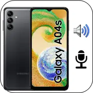 Samsung A04S reparación sonido averiado