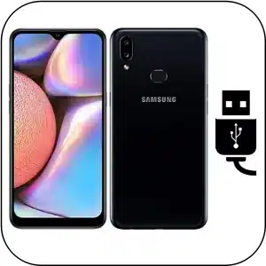 Samsung A10S cambiar conector de carga roto