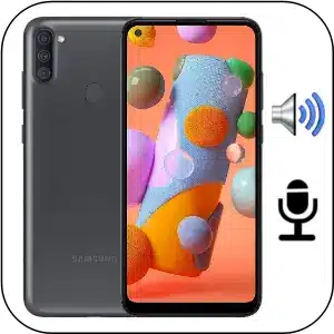 Samsung A11 reparación sonido averiado