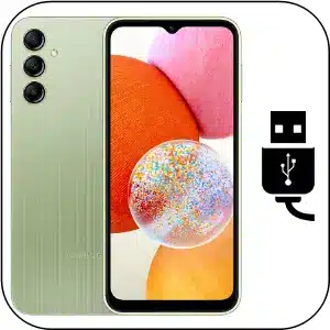 Samsung A14 Lite cambiar conector de carga roto