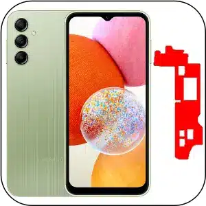 Samsung A14 Lite roto arreglar placa base