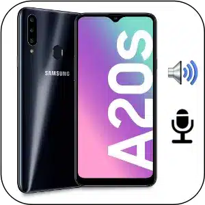 Samsung A20S solucionar problema sonido