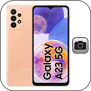 Samsung A23 5G reparación cámara rota