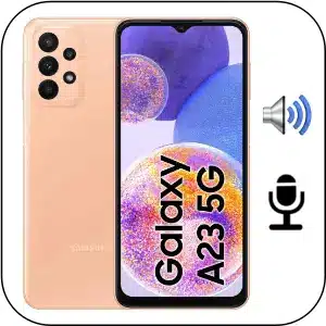 Samsung A23 5G solucionar problema sonido