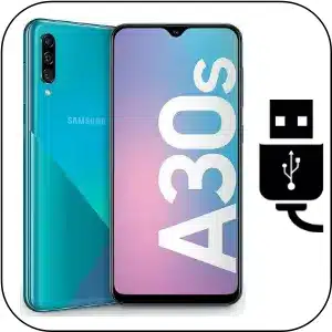 Samsung A30s reparación conector de carga roto