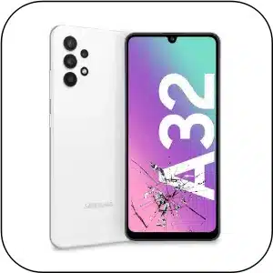 Samsung A32 reparación pantalla rota