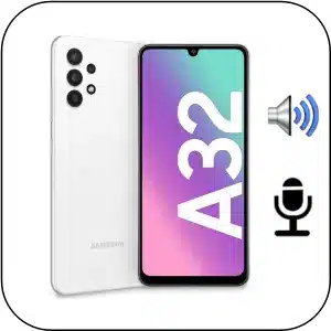 Samsung A32 solucionar problema sonido