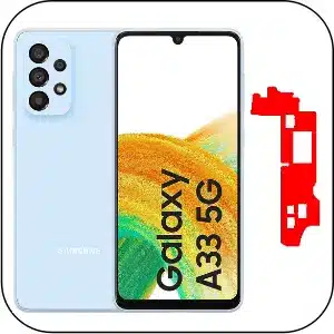 Samsung A33 5G roto arreglar placa base