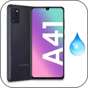 Samsung A41 reparación teléfono mojado