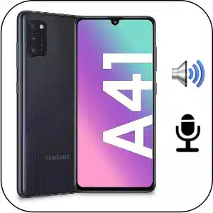 Samsung A41 arreglar fallo sonido