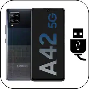 Samsung A42 5G arreglar conector de carga roto