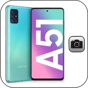 Samsung A51 reparación cámara rota