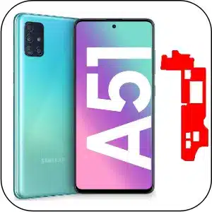 Samsung A51 roto arreglar placa base
