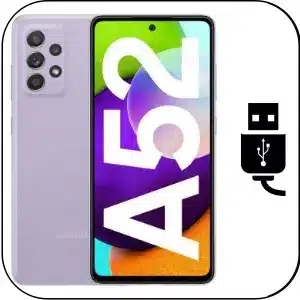 Samsung A52 arreglar conector de carga roto