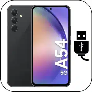 Samsung A54 5G cambiar conector de carga roto