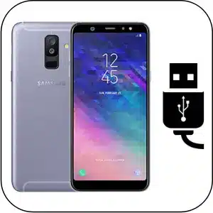Samsung A6 Plus arreglar conector de carga roto