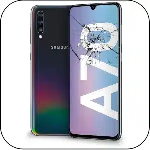Samsung A70 reparar pantalla rota