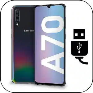 Samsung A70 arreglar conector de carga roto