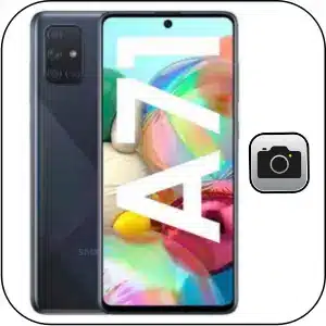 Samsung A71 solucionar problema cámara rota