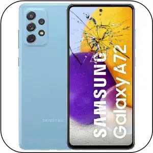 Samsung A72 reparar pantalla rota