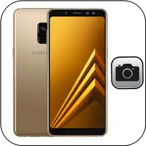 Samsung A8 Plus reparación cámara rota