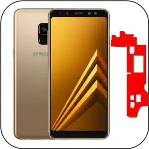 Samsung A8 Plus roto reparación placa base