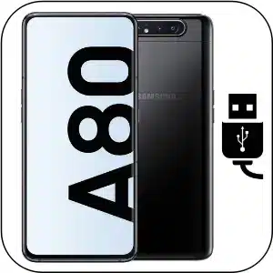 Samsung A80 cambiar conector de carga roto