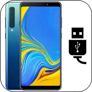 Samsung A9 cambiar conector de carga roto