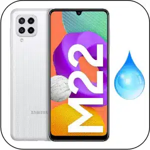 Samsung M22 reparación teléfono mojado