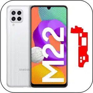 Samsung M22 roto arreglar placa base