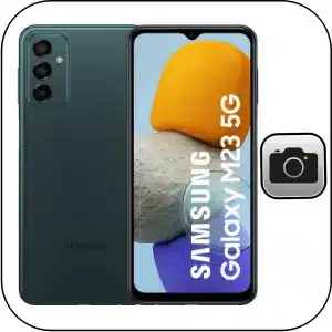 Samsung M23 solucionar problema cámara rota