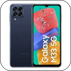 Samsung M33 reparación pantalla rota