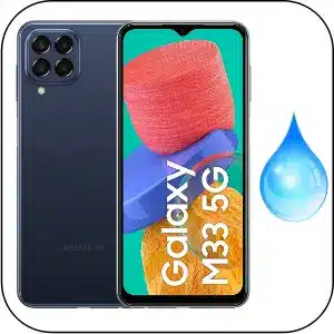 Samsung M33 reparación teléfono mojado