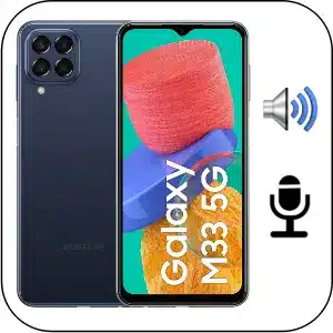 Samsung M33 arreglar fallo sonido